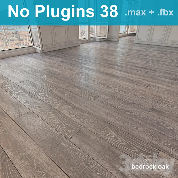 Parquet 38 (without the use of plug-ins) 3DS Max