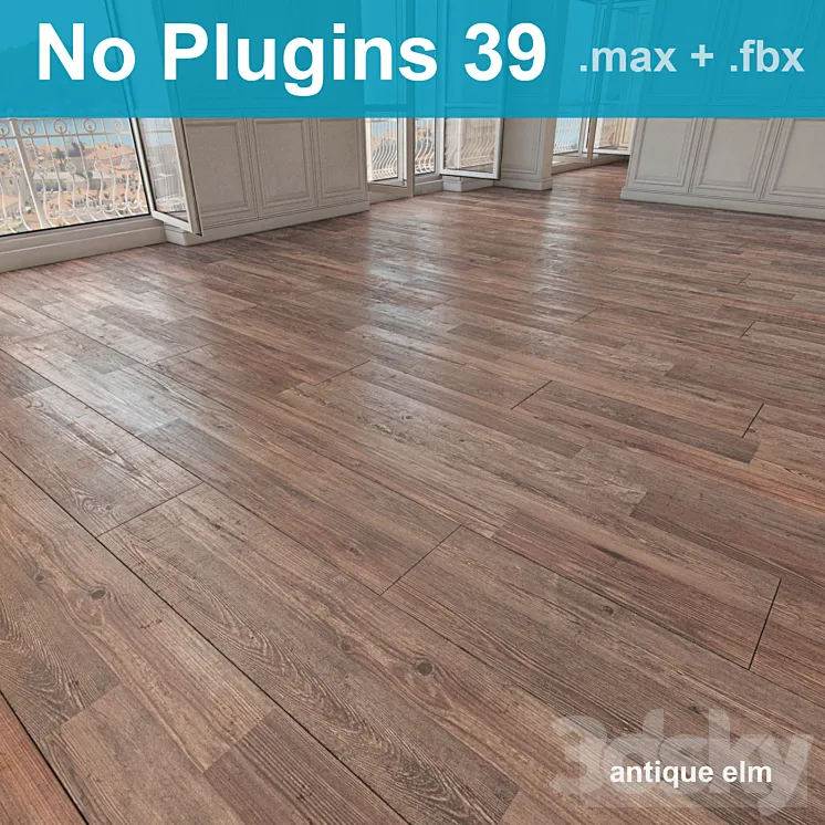 Parquet 39 (without the use of plug-ins) 3DS Max
