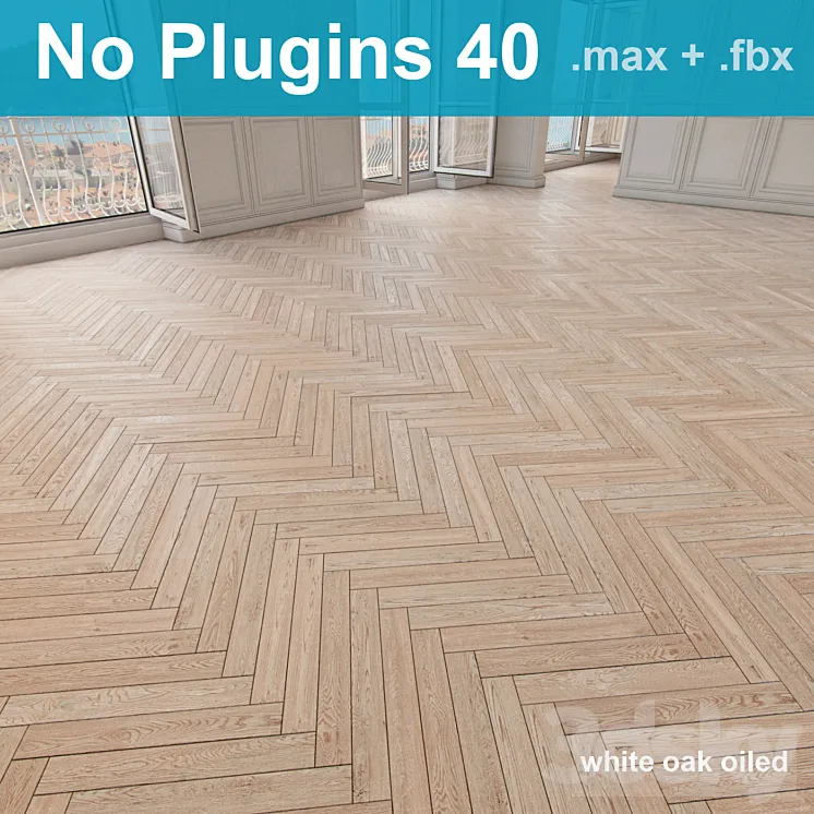 Parquet 40 (without the use of plug-ins) 3DS Max