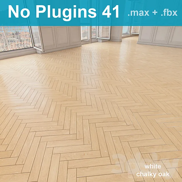 Parquet 41 (without the use of plug-ins) 3ds Max