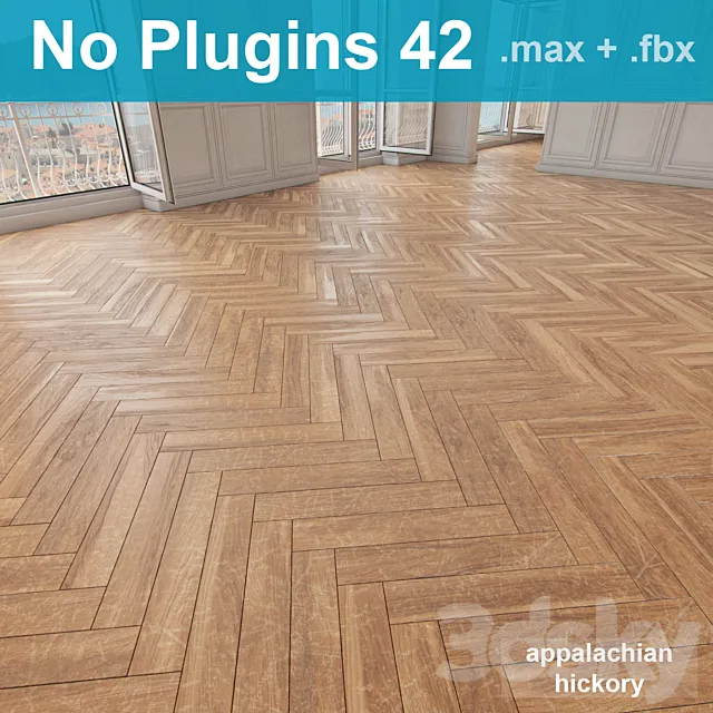 Parquet 42 (without the use of plug-ins) 3DS Max Model