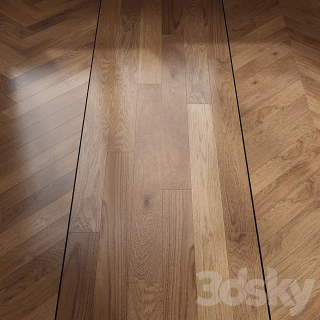 Parquet ALMOND oak 3DS Max Model