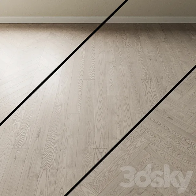 Parquet Ash Coswick. Inspire ATLANTIC bleached 3DS Max Model