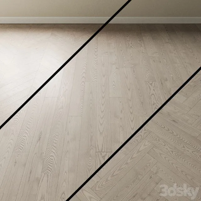 Parquet Ash Coswick. Inspire ATLANTIC bleached 3dsMax Model