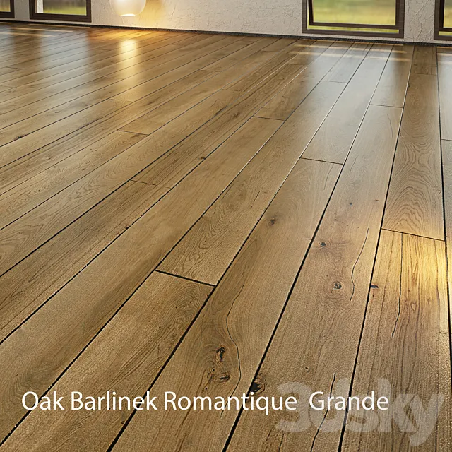 Parquet Barlinek Floorboard – Jean Marc Artisan – Romantique Grande 3DS Max Model