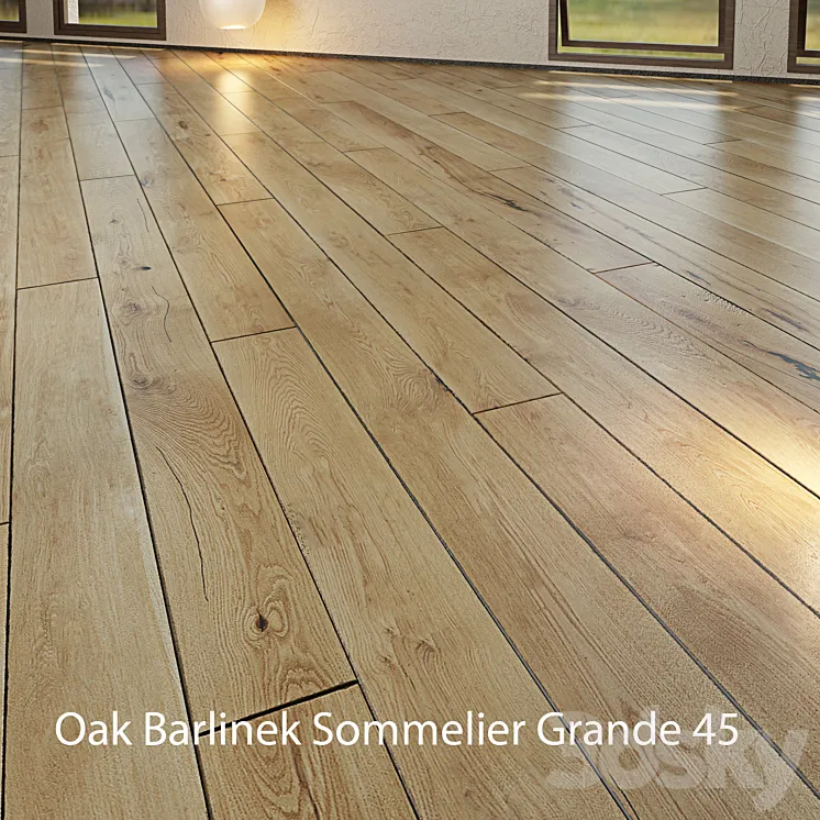 Parquet Barlinek Floorboard – Jean Marc Artisan – Sommelier Grande 3DS Max
