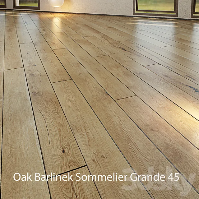Parquet Barlinek Floorboard – Jean Marc Artisan – Sommelier Grande 3DSMax File