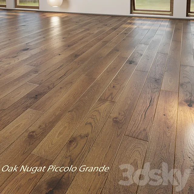 Parquet board Barlinek Floorboard – Oak Nugat Piccolo Grande 3DSMax File