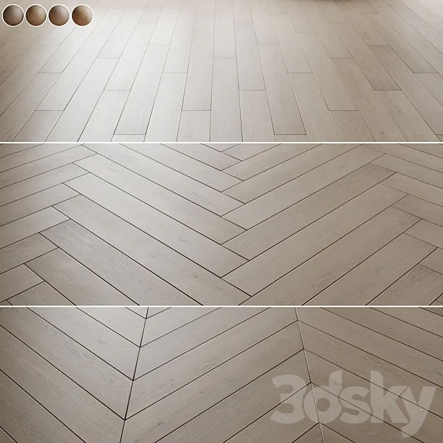 Parquet board Bauwerk 3ds Max