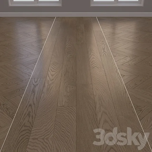 Parquet board Craft Christmas tree chevron and linear 10 3ds Max