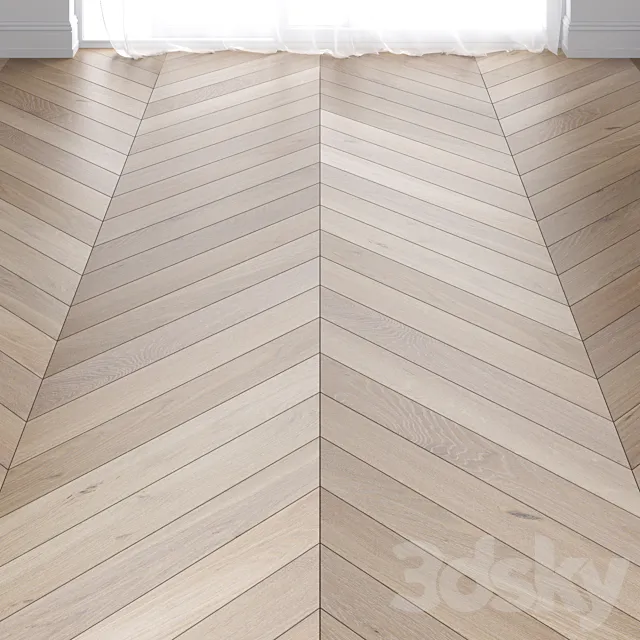 Parquet board French Oak from Panaget company 3DSMax File
