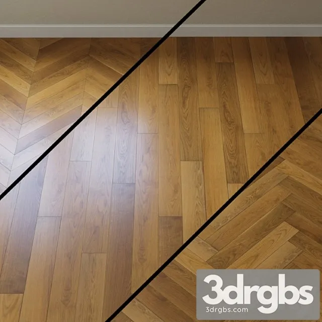 Parquet board karelia oak grain brown