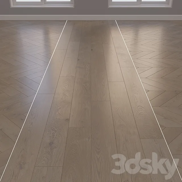 Parquet board Kraft herringbone chevron and linear layout 17 3ds Max