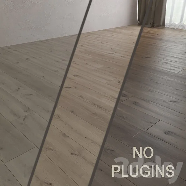 Parquet board (without using plugins) 3ds Max