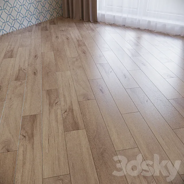 Parquet gray oak 3ds Max