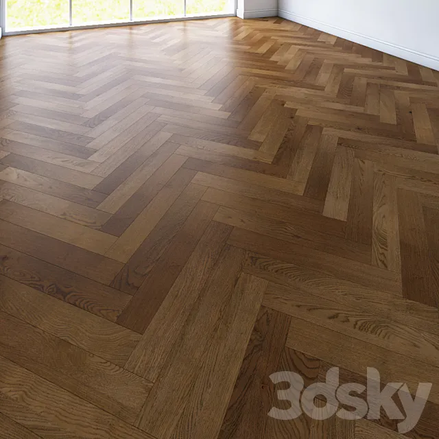 Parquet-herringbone. 3 types 3ds Max