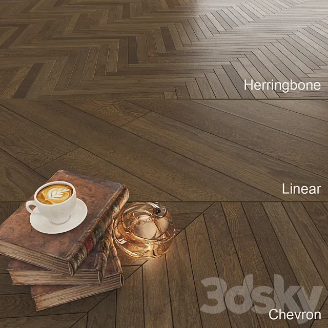 Parquet Karelia Oak Oregano 3ds Max