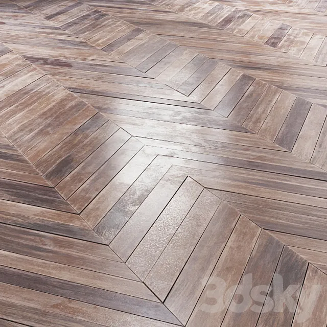 Parquet model merbau wood 3DS Max Model