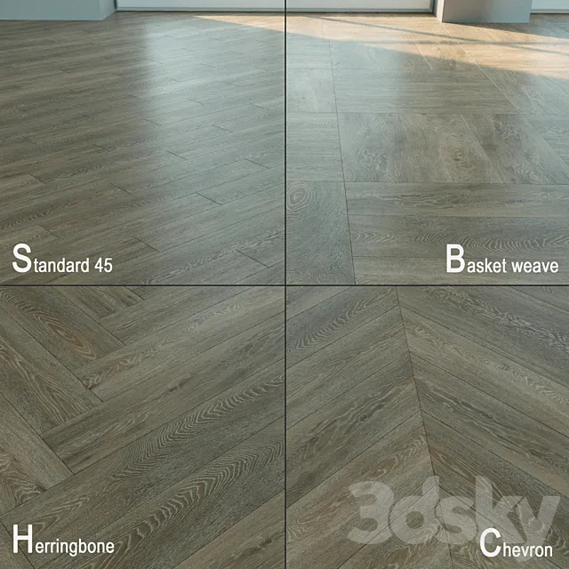 Parquet. Natural wood. 147 3ds Max