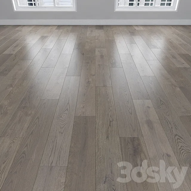 Parquet Oak 3 types: herringbone linear chevron. 3DS Max Model