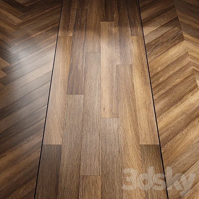 Parquet oak alexandria 3DS Max Model