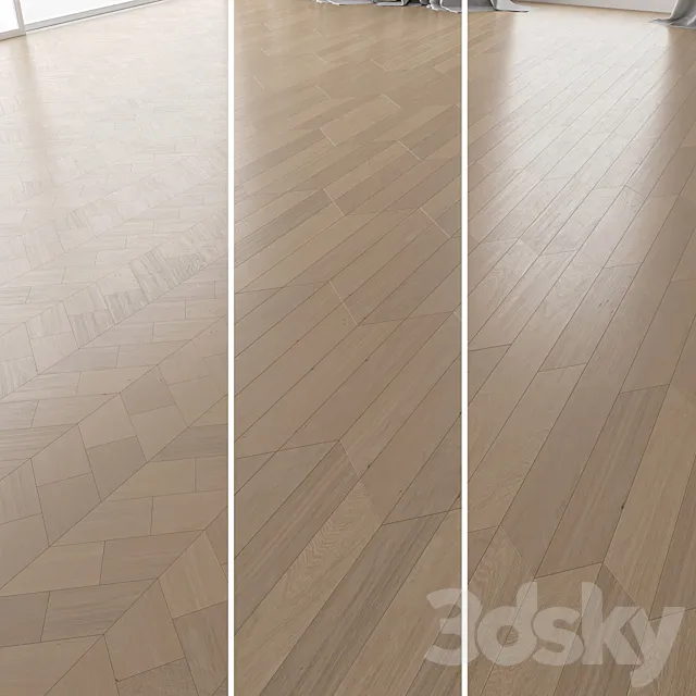 Parquet Oak (Canna Brushed) set 6 3ds Max