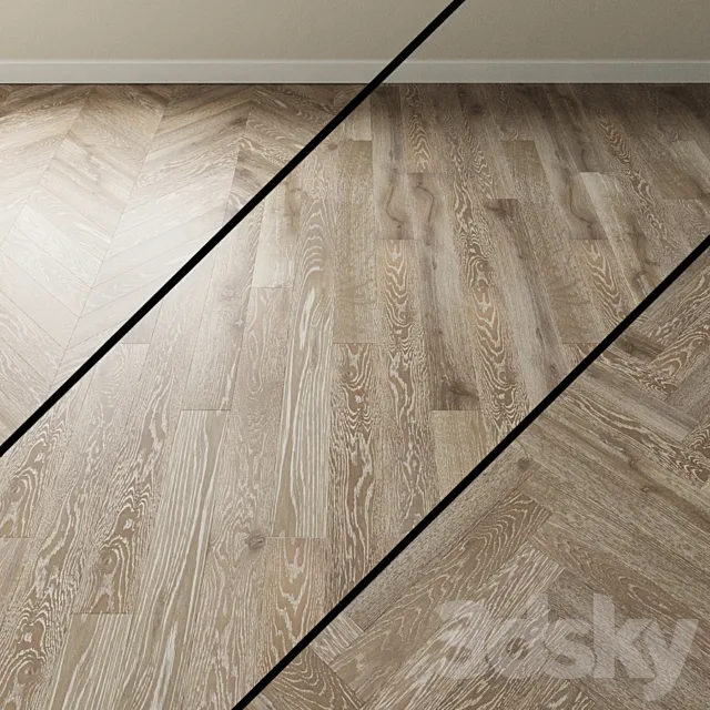 Parquet oak Coswick. Inspire GRAY CASHMERE gray 3ds Max