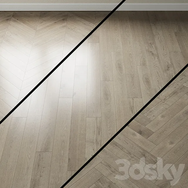 Parquet oak Coswick. Inspire GRAY VELVET 3ds Max