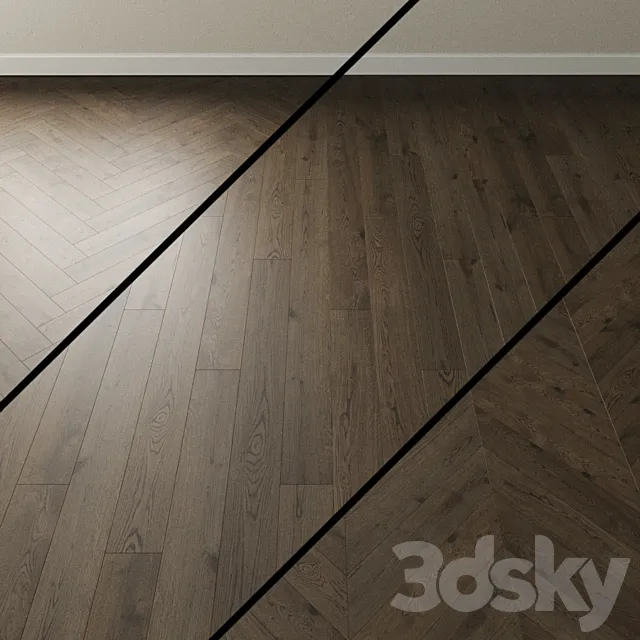 Parquet oak Coswick. Inspire MARSEILLE gray 3DS Max Model