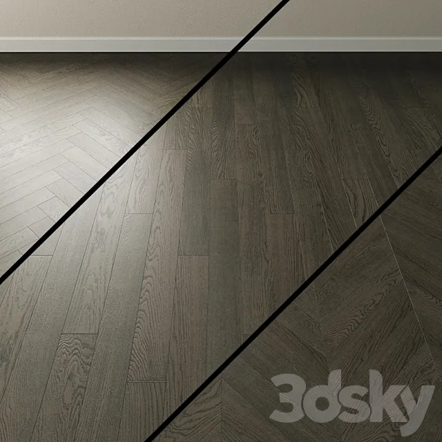 Parquet oak Coswick. Inspire NORTH SEA gray 3ds Max