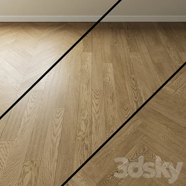 Parquet oak Coswick. Inspire SAND Bleached 3ds Max