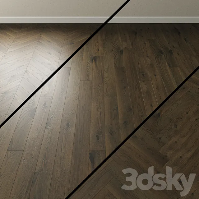 Parquet oak Coswick. Inspire SCANDINAVIAN dark 3DS Max Model