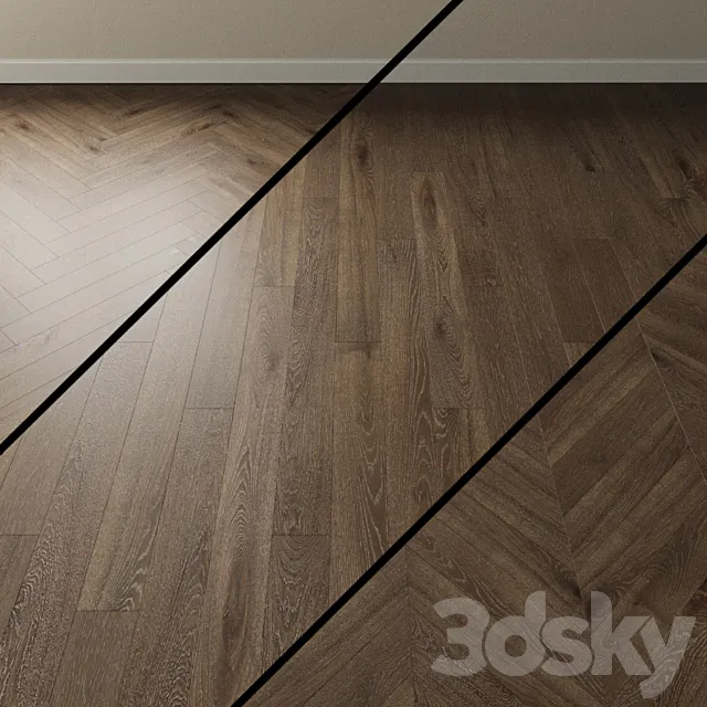 Parquet Oak Coswick. Inspire SMOKE TOPAZ dark 3ds Max