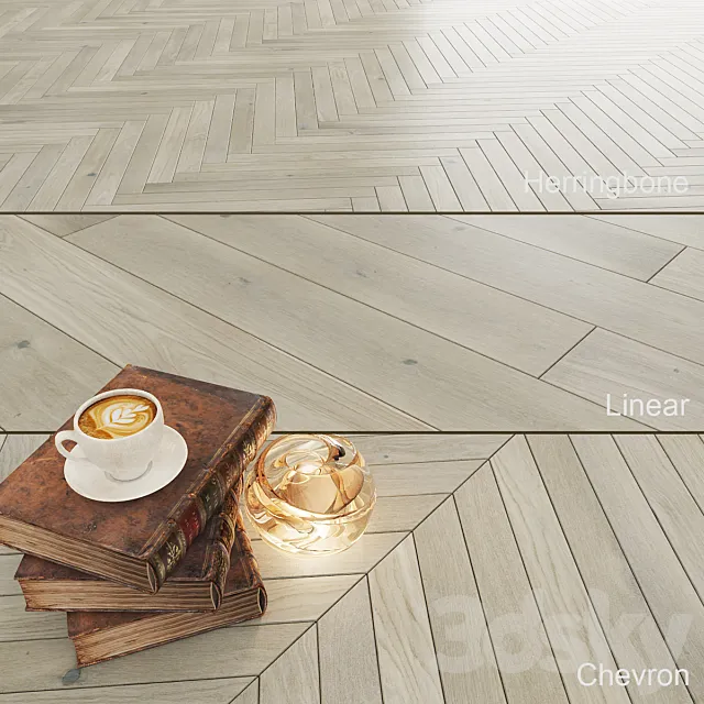 Parquet Oak Marzipan Muffin Grande 3DS Max Model