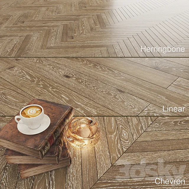 Parquet Oak Panforte Grande 3ds Max