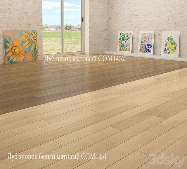 Parquet Quick-Step Compact COM1450-COM1451-COM1452-COM1453 3dsMax Model