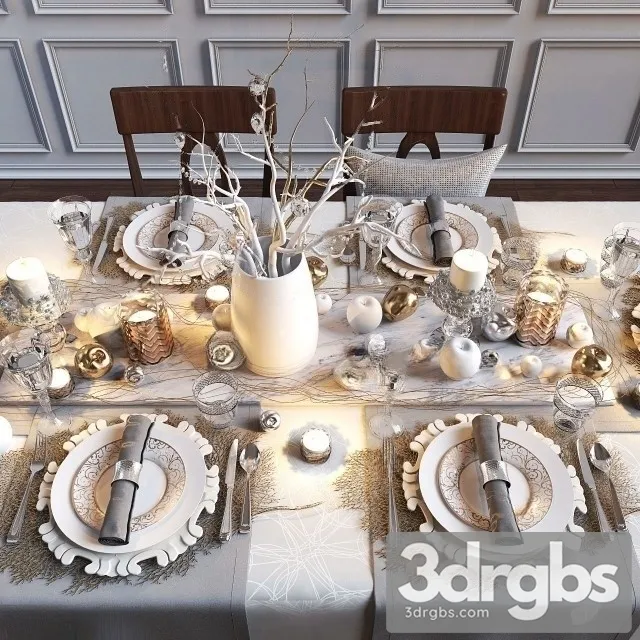 Party Decoration Dishes 3dsmax Download