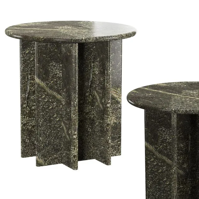 PASAR ROUND GREEN MARBLE SIDE TABLE 3dsMax Model