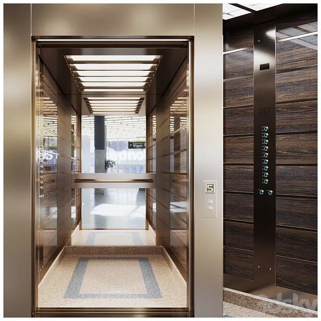 Passenger Lift 4 3dsMax Model