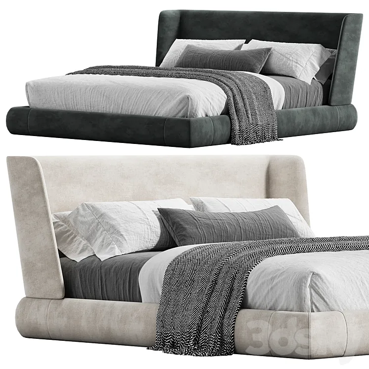 Pat madrid bed by Divani & Sofa 3DS Max