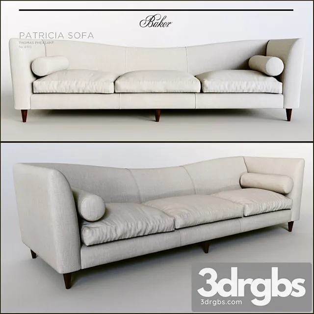 Patricia Sofa By Baker Furniture 3dsmax Download