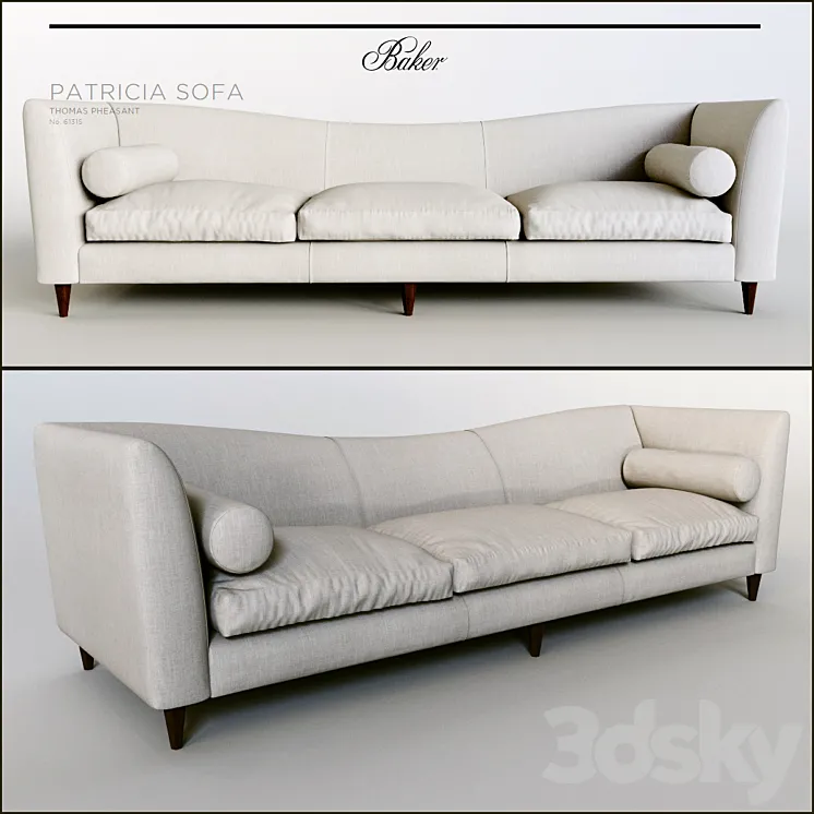 PATRICIA SOFA by Baker Furniture 3DS Max