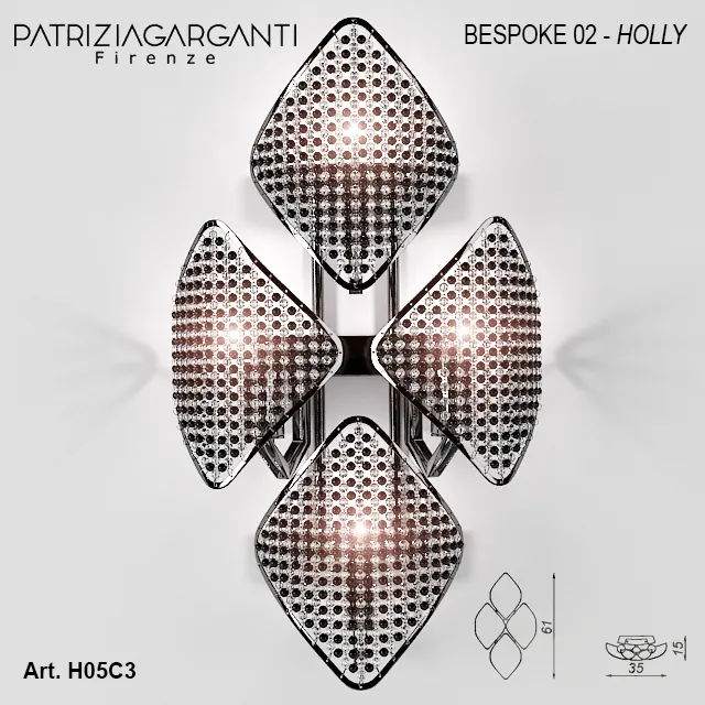 Patrizia Garganti 02 BRSPOKE Holly wall lamp 3dsMax Model