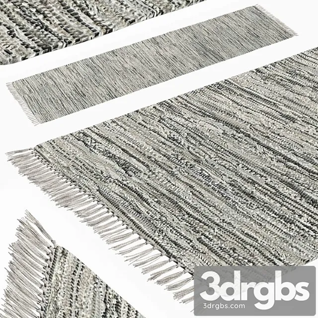 Patterned woven mat – gray 3dsmax Download