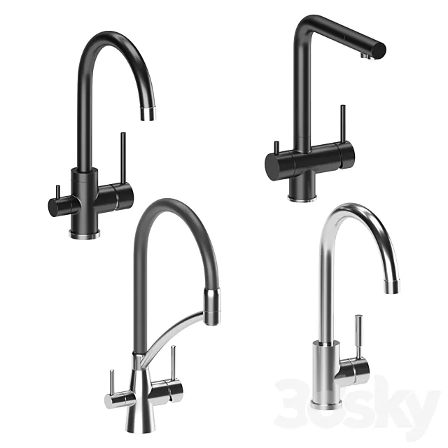 Paulmark Kitchen Faucet 3ds Max