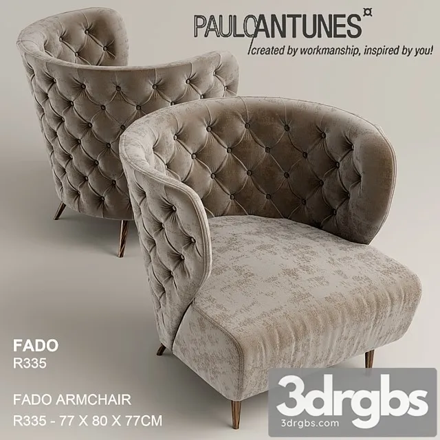 Pauloantunes Fado R335 Armchair 3dsmax Download