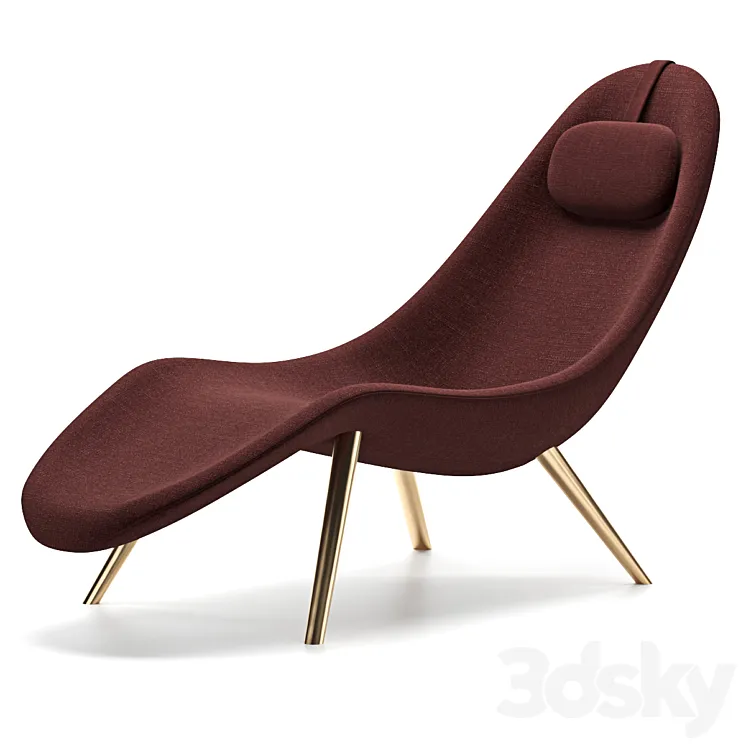 Pause chaise lounge 3DS Max