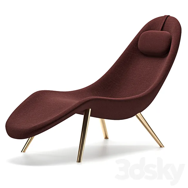 Pause chaise lounge 3DSMax File