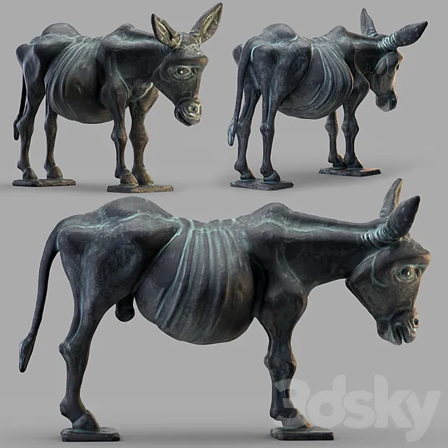 Pavel Quoytcheff Donkey 2006 3DS Max Model