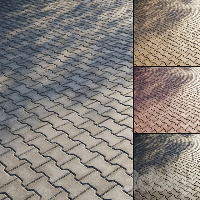 Paving 3DS Max Model